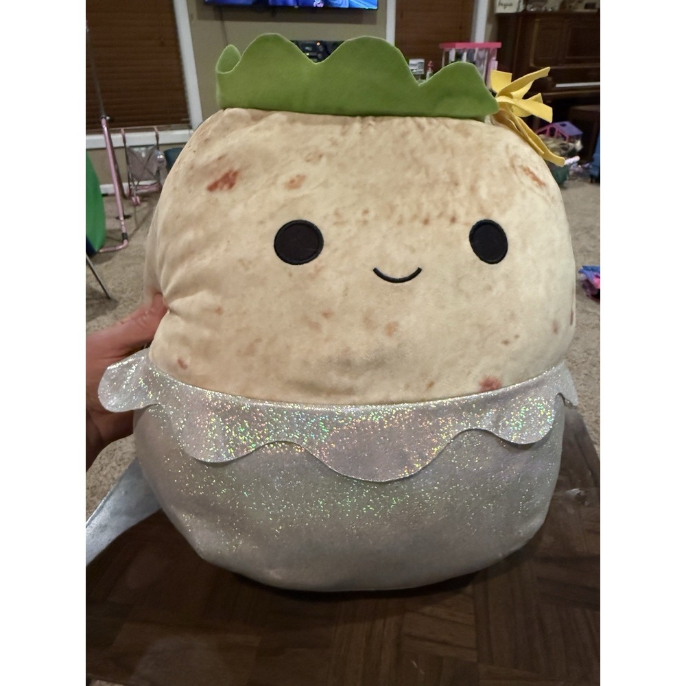 Bernardo the Burrito Jumbo 16" Original SQUISHMALLOWS Plush STUFFED
